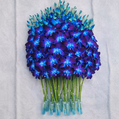 Blue Dyed Stems